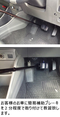 簡易補助ブレーキ